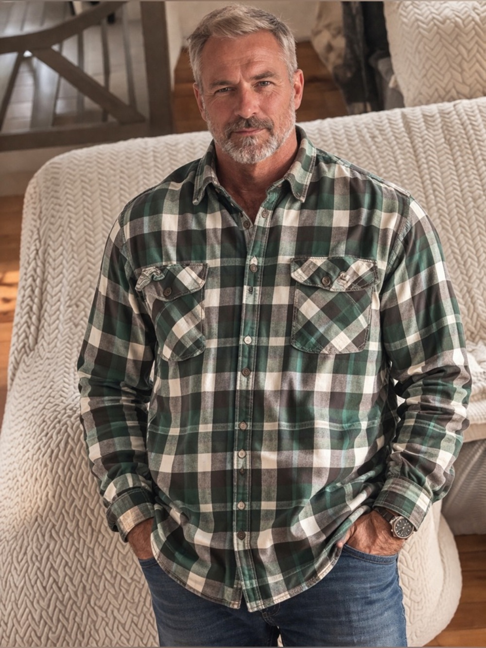 Faded Glory Vintage Flannel Size XL